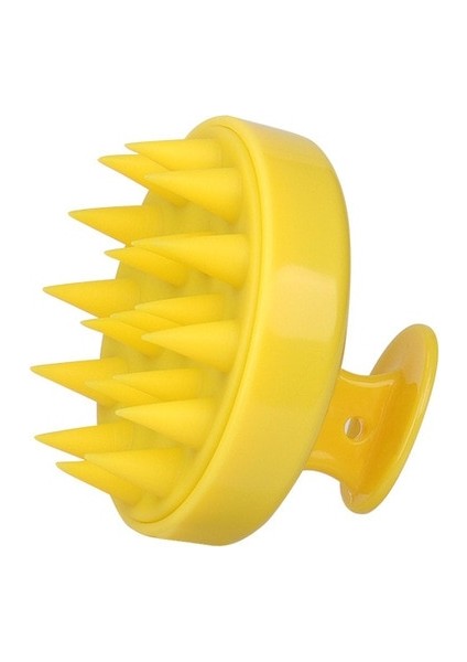 Sarı Taşınabilir Silikon Şampuan Fırçası Yumuşak Saç Derisi Masaj Fırçası Saç Yıkama Tarak Duş Yıkama Banyo Fırçası Saç Bakımı Şekillendirici Aracı (Yurt Dışından) fiyatları