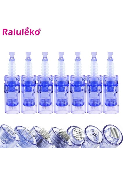 20 Adet Elektrikli Derma Araçları Süngü Iğneler Kartuşları 9/12/36/42/nano/3d/5d Kare Nano Ultima Mym/m5/m7 A6 Mts Otomatik Mikroiğne (Yurt Dışından)