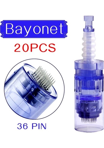20 Adet Elektrikli Derma Araçları Süngü Iğneler Kartuşları 9/12/36/42/nano/3d/5d Kare Nano Ultima Mym/m5/m7 A6 Mts Otomatik Mikroiğne (Yurt Dışından)