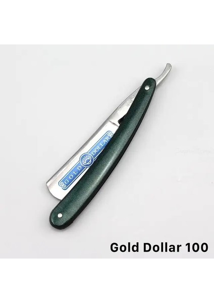 Altın Dolar 100 Yeni Altın Dolar 100 Klasik Tıraş Düz Jilet Manuel Berber Jilet Katlanır Bıçak Erkekler Paslanmaz Çelik Tıraş Bıçağı G0114 (Yurt Dışından)