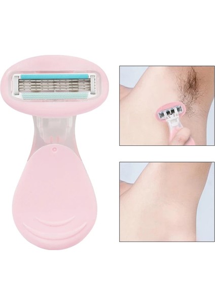 2 Adet Yeşil Alet Ucu Karsyngirl Mini Koltukaltı Bacak Yüz Saç Kadın Düzeltici Tıraş Makinesi Manuel Tıraş Kadın Tıraş Makinesi Düzelticiler 4 Katmanlı Bıçaklar Jilet (Yurt Dışından)