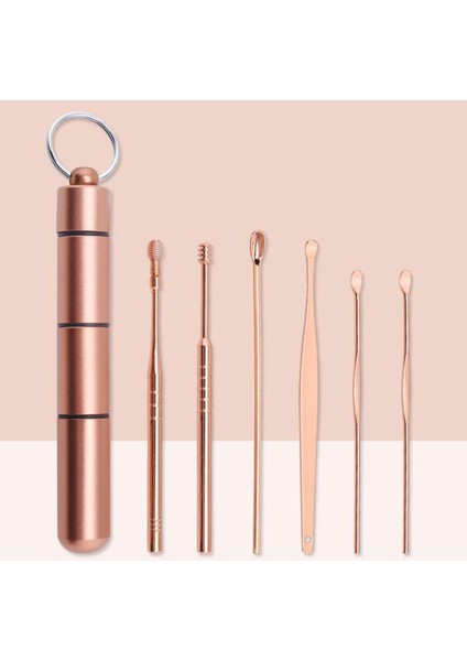 Siyah 6 Adet Kulak Temizleme Temizleme Kiti Alet Seti, Taşınabilir Saklama Kutusu ile Balmumu Sökücü Aracı (Yurt Dışından) modelleri