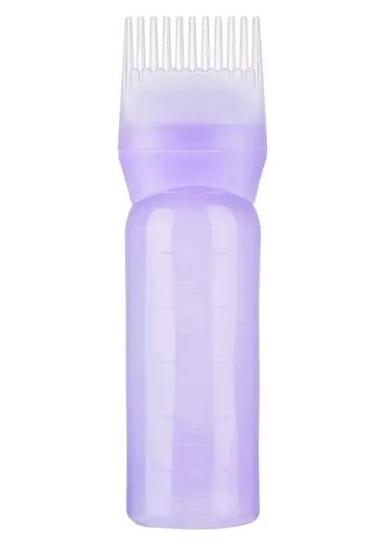 Stil B 1 Adet 1/2/3 Adet 120 ml Renkli Plastik Saç Boyası Doldurulabilir Şişe Aplikatör Tarak Dağıtım Salon Saç Boyama Kuaförlük Şekillendirici (Yurt Dışından)