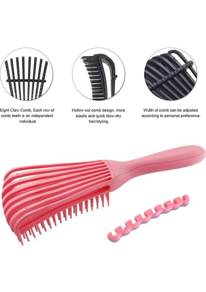 Pembe 1 Adet Saç Fırçası Dolaşık Açıcı Fırça Kafa Derisi Masajı Saç Tarak Kadın Dolaşık Açıcı Saç Fırçası Şekillendirici Kıvırcık Kuaförlük Salon Bakım Aracı (Yurt Dışından) indirimleri