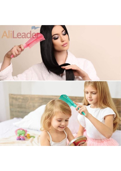 Pembe Jianwei Dolaşık Açıcı Saç Fırçası Ahtapot Fırça Pembe Mor Masaj Kıvırcık Saç Fırçası Islak Saç Tarak Dolaşık Açıcı Fırça Sapıkça Dalgalı Kalın Saç (Yurt Dışından) fırsatları