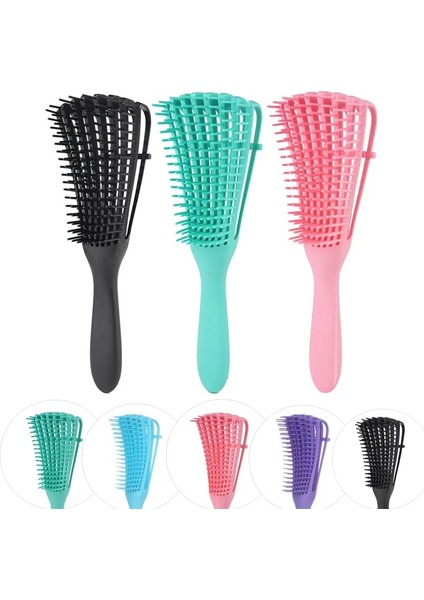 Siyah Ayarlamak Saç Fırçası Saç Derisi Masaj Tarak Kadın Detangle Saç Fırçası Tarak Sağlık Tarak Salon Kuaförlük Şekillendirici Kıvırcık Tarak (Yurt Dışından) fiyatları