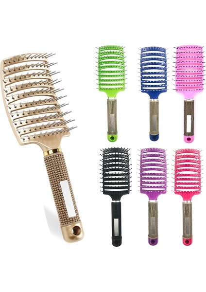 Set-Pembe Kavisli Havalandırmalı Profesyonel Dolaşık Açıcı Tarak Taşınabilir Ev Masaj Saç Fırçası Şekillendirici Araçları Hızlı Kuruyan Berber Kuaförlük Salonu (Yurt Dışından) fiyatları