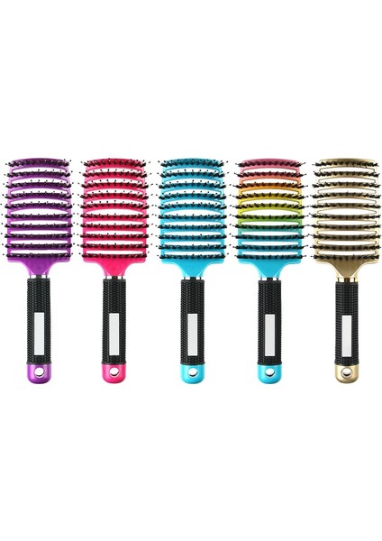 Siyah Saç Fırçası Saç Derisi Masaj Tarak Saç Fırçası Kıl ve Naylon Kadın Islak Kıvırcık Detangle Saç Fırçası Salon Kuaförlük Şekillendirici Araçları (Yurt Dışından) fiyatları