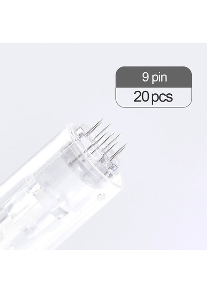 20 Adet-9 Pin 20 Adet Dr Kalem Ultima M5/M7/N2/E30 Iğne Kartuşları Değiştirilebilir Derma Damgası 140 Tek Kullanımlık Mikro Iğne Iğneleri Cilt Bakım Aracı (Yurt Dışından)