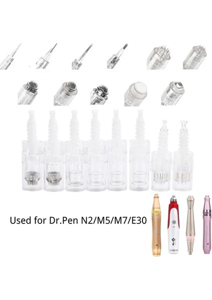 1 Pin 5 Adet Dermatool Süngü Iğneler Kartuşu Cilt Bakım Kalemi Için N2/M5/M7/E30 Nano/9 Pin/12 Pin/36 Pin/42 Mikro Iğne Yedek Kafa (Yurt Dışından) fiyatları