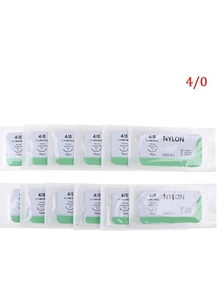12 Adet 1 Torba 6/12 Adet/torba 5.0 Tıbbi Iğne Dikiş Naylon Monofilament Konu Cerrahi Uygulama Seti Öğretim Gösterileri Egzersizleri (Yurt Dışından) fiyatları