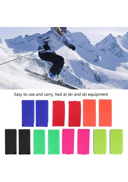 Sarı Destek Naylon Kanca ve Halka Askısı Kayak Snowboard Çantası Taşıyıcı Tutucu Kanca ve Halka Snowboard Aksesuarı Duruş Düzeltici Kemerler (Yurt Dışından)