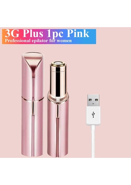 3g Artı Pembe 2023 Epilatör Yüz Epilasyon Ağrısız Yüz Tıraş Makinesi Elektrikli Düzeltici Saç Çıkarıcı Bikini Tüy Dökücü Tıraş Makinesi Kadınlar Için (Yurt Dışından)