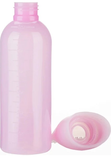 Pembe 1 Adet 120 ml Renkli Plastik Saç Boyası Doldurulabilir Şişe Aplikatör Tarak Dağıtım Salon Saç Boyama Kuaförlük Şekillendirici Aracı (Yurt Dışından)