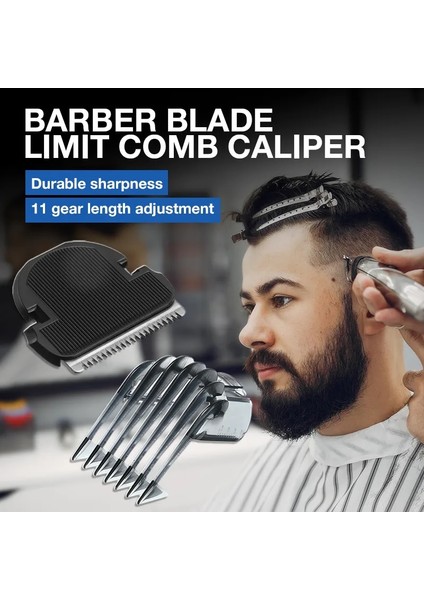 Saç Kesme Makinesi Tarak Saç Kesme Makineleri Sakal Düzeltici Yedek Kesici Jilet Kılavuzu Ayarlanabilir Tarak Eki QC5130 QC5105 QC5115 QC5120 QC5125 QC5135 (Yurt Dışından)