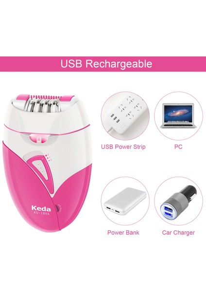 Mor Elektrikli Epilatör USB Şarj Tıraş Makinesi Paslanmaz Çelik Bıçak Kadın Saç Çıkarıcı Profesyonel Ağrısız Tıraş Makinesi Şarjlı (Yurt Dışından) fiyatları