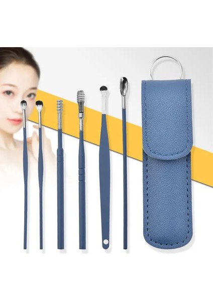 D02 2 Adet 2-7 Adet Kulak Kiri Sökücü Kiti Kulak Toplama Kaşık Seti Kulak Bakımı Temizleme Kulak Tıkaçları Saklama Çantası ile Paslanmaz Çelik Kulak Temizleyici Araçları (Yurt Dışından) fırsatları