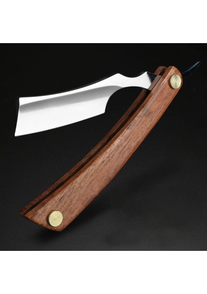 Sıyah 1 P Kesim Boğaz Düz Jilet Ahşap Profesyonel Berber Jileti Premium Kalite Tek Bıçaklı Düz Kenar Jilet Sakal Tıraş Bıçağı (Yurt Dışından) fiyatları