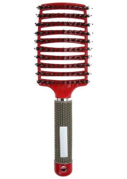 Kırmızı Saç Saç Fırçası Sihirli Saç Tarak Saç Fırçası Kıl Naylon Kadın Islak Kıvırcık Detangle Saç Fırçası Salon Kuaförlük Şekillendirici Araçları (Yurt Dışından)