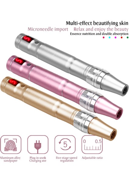 3D 10 Adet Kablosuz Elektrikli Dr.imp Kalem Dermapen Ultima Derma Rolling Mikro Iğneleme Kalemi Mikro Iğneleme Derma Araçları Mym Mts$pms Cilt Bakımı (Yurt Dışından)