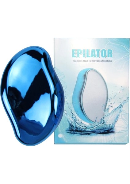 Mavi 2022 Ağrısız Kristal Epilasyon Epilatörler Fiziksel Saç Silme Güvenli Kolay Temiz Yeniden Kullanılabilir Epilasyon Aracı Depilador De Cristal (Yurt Dışından)