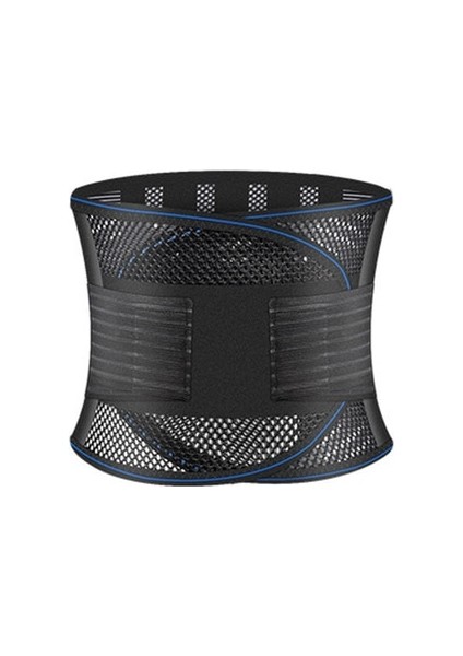 Siyah L Tıbbi Geri Brace Bel Eğitmen Kemeri Omurga Desteği Erkekler Kadınlar Nefes Bel Korse Ortopedik Faja Bel Hombre Spor Kemerleri (Yurt Dışından)