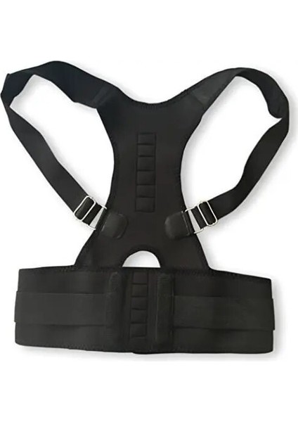 Siyah Xxxl 90-100 cm Duruş Düzeltici Manyetik Terapi Klavikula Geri Düzleştirici Omuz Desteği Brace Bel Kemeri Düzeltme Ayarlanabilir Erkek Kadın (Yurt Dışından)