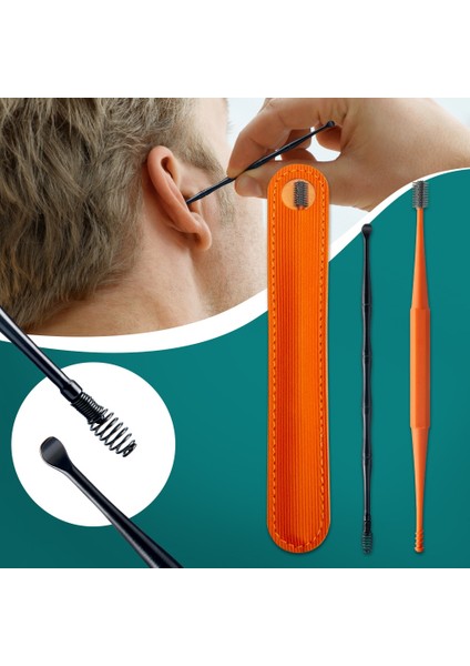 Green-6pcs 3 Pcs Yumuşak Silikon Kulak Kiri Sökücü Taşınabilir Kulak Temizleyici Paslanmaz Çelik Kulak Kiri 2 Kafa Kulak Seçtikleri Kulak Kiri Küret Sökücü Kulak Temizleme Çubuğu (Yurt Dışından) fiyatları