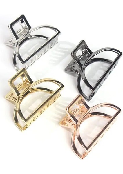 Altın 2020 Kadın Kızlar Geometrik Saç Pençe Kelepçeleri Saç Yengeç Ay Şekli Saç Tokası Pençeleri Düz Renk Aksesuarları Firkete Büyük/mini Boy (Yurt Dışından) fiyatları