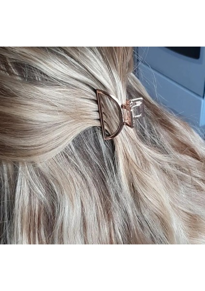 Altın 2020 Kadın Kızlar Geometrik Saç Pençe Kelepçeleri Saç Yengeç Ay Şekli Saç Tokası Pençeleri Düz Renk Aksesuarları Firkete Büyük/mini Boy (Yurt Dışından) modelleri