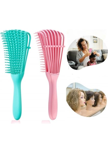 Yeşil Dolaşık Açıcı Saç Fırçası Saç Derisi Masaj Saç Tarak Dolaşık Açıcı Fırça Kıvırcık Saç Fırçası Dolaşık Açıcı Saç Fırçası Kadın Erkek Salon (Yurt Dışından) modelleri