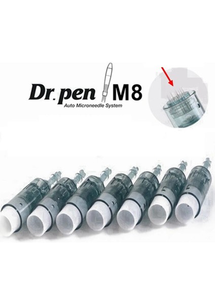 10 Adet 24 Pins 10 Adet Dr Kalem M8 Iğne Kartuş Ucu Derma Kalem 11/16/24/36/42/nano Mikro Iğneleme Kalem Dövmeler Iğneler Yedek Cilt Iğneleme (Yurt Dışından)