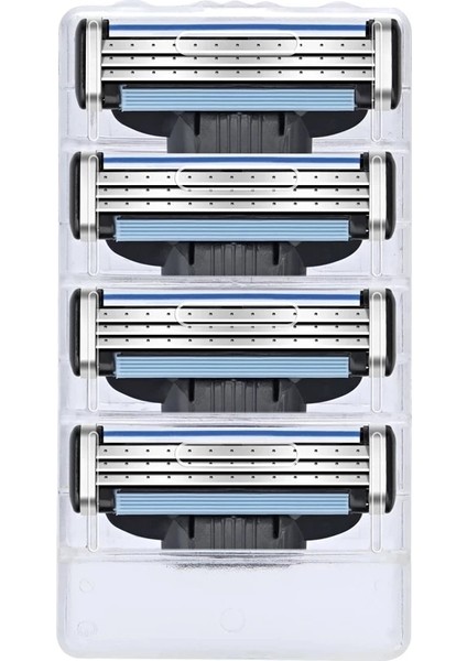 4 Adet 4 Adet/erkek Manuel Tıraş Makinesi Emniyetli Tıraş Bıçağı Yüz Cildine Zarar Vermeden Mach 3 Tıraş Bıçakları (Yurt Dışından) fırsatları