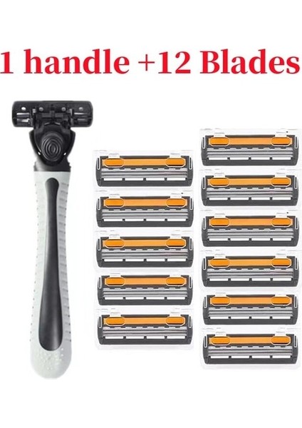 Y3 Tıraş Makinesi Marka Erkek Jilet Tıraş Üç Katmanlı Bıçak Tıraş Makinesi Yeniden Kullanılabilir Jilet Ithal Bıçak Çok Aracı Kafa Değişim Bıçakları (Yurt Dışından)