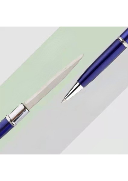 Mavi Paslanmaz Çelik Bıçak Kalemler Çift Kenar Bıçakları Yazma Aracı Bıçaklı Jilet Öğrenciler Ofis Hediyeleri Faydalı Tükenmez Tasarım Bıçaklar (Yurt Dışından) fırsatları