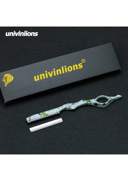 B-9-F Univinlions Renkli Saç Inceltme Jilet Düz Berber Jileti Saç Kesici Saç Kesimi Bıçak Tiner Sopa Jilet Kuaförlük (Yurt Dışından) modelleri