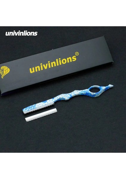 B-9-F Univinlions Renkli Saç Inceltme Jilet Düz Berber Jileti Saç Kesici Saç Kesimi Bıçak Tiner Sopa Jilet Kuaförlük (Yurt Dışından) indirimleri