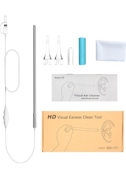 Gümüş USB Hd Görsel Kulak Kiri Temizleme Endoskop Otoskop Kaşık Kamera Borescope Android Pc Tablet Kulak Kiri Temizleme Seçim Kulak Temizleyici Aracı (Yurt Dışından)