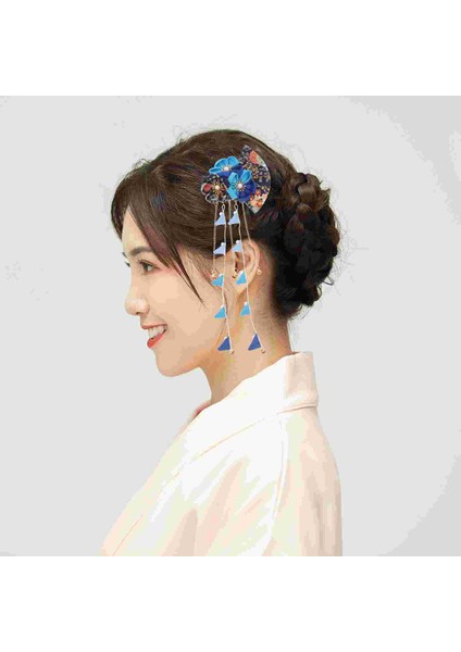 Pembe Japon Tarzı Saç Tokası, Saç Kimono Çiçek Saç Tokası Püskül Headdress Saç Kravat Klipsi Düğün Saç Dekorasyonu, (Yurt Dışından) indirimleri