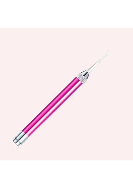 Pembe Uzun Tip Tıbbi Cep Ev Penlight Torch LED El Feneri Oftalmoskop Otoskop Aracı Görsel Kulak Kiri Kaşık Earpick Temizleme Endoskop (Yurt Dışından)
