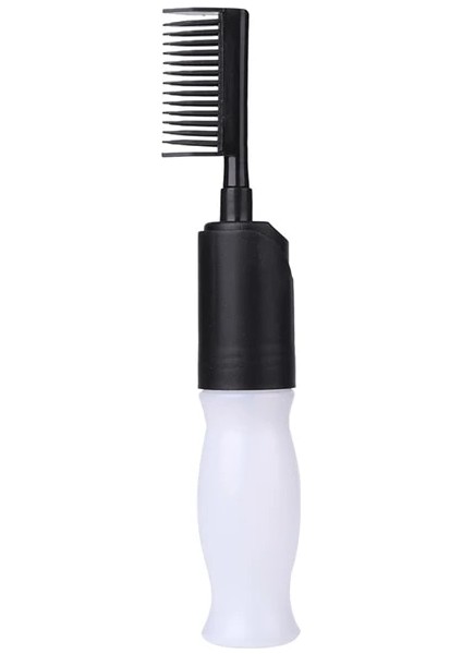 Siyah 110 ml 50 Oz Saç Boyası Aplikatör Fırça Şişeleri Boyama Şampuan Şişesi Yağ Tarak Saç Boyası Şişesi Aplikatör Saç Boyama Şekillendirici Aracı (Yurt Dışından)