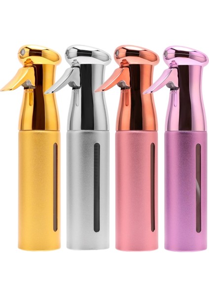 Altın 300ML Kuaförlük Sprey Şişesi Galvanik Doldurulabilir Ince Sis Püskürtücü Şişe Salon Saç Kesimi Yüksek Basınçlı Su Can (Yurt Dışından)
