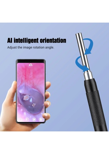Siyah Kulak Temizleyici Kulak Balmumu Mum Temizleme Aracı Wifi 3.0mp Otoskop Kablosuz 3.9mm Kamera Tıbbi Sağlık Ağız Muayene (Yurt Dışından) fiyatları