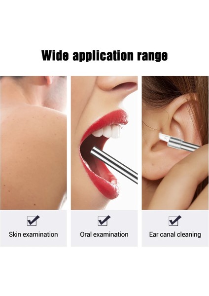 Siyah Kulak Temizleyici Kulak Balmumu Mum Temizleme Aracı Wifi 3.0mp Otoskop Kablosuz 3.9mm Kamera Tıbbi Sağlık Ağız Muayene (Yurt Dışından) modelleri