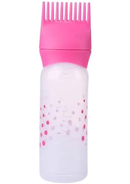 Pembe Boş Saç Boyama Şişesi Aplikatör Tarak Mükemmel Dayanıklı Esnek Plastik Saç Boyama Dağıtım Fırçası 50 Oz (Yurt Dışından)