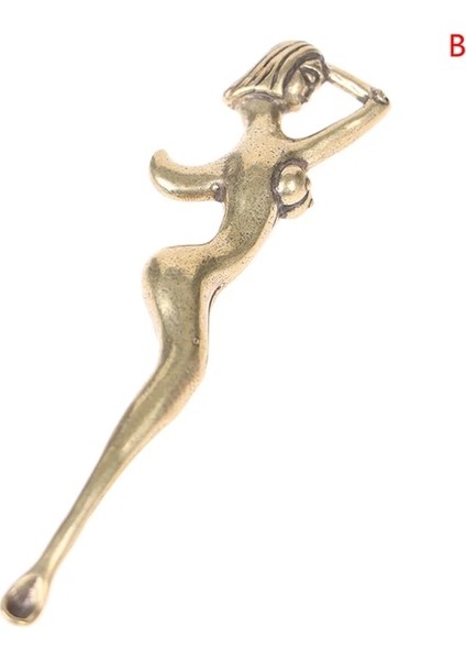 Earpick 1 Adet Kulak Kaşık Retro Pirinç Ejderha Taşınabilir Kulak Temizleme Aracı Kulak Temizleme Çubuğu Kulak Wax Remover Küret Temizleyici Earpick Anahtarlık Kolye (Yurt Dışından)