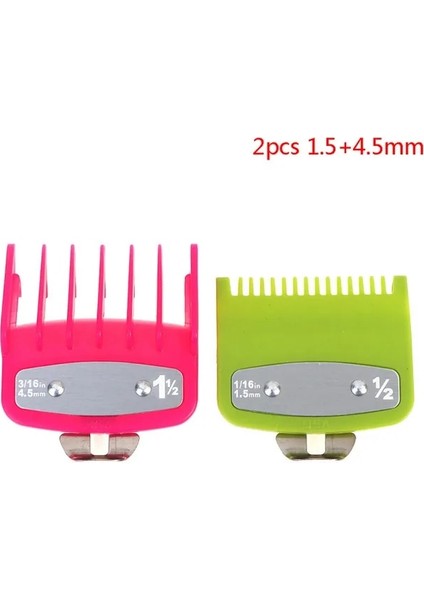 2 Adet 2/8 Adet 1.5MM-25MM Saç Kesme Sınırı Tarak Kılavuzu Eki Seti Wahl Saç Kesme Makinesi Tıraş Makinesi Saç Kesimi Aksesuarları (Yurt Dışından)