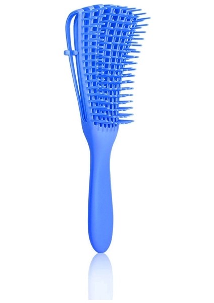 Mavi Saç Tarak Dolaşık Açıcı Fırça Saç Derisi Masaj Saç Fırçası Dolaşık Açıcı Fırça Kıvırcık Saçlar Için Kalın Saç Ahtapot Saç Fırçası Kadın Erkek Salon (Yurt Dışından)