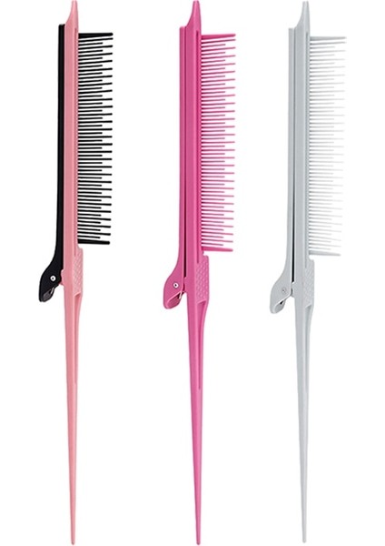 Pembe Saç Kesme Tarağı Uç-Kuyruk Parlak Tarak Parlak Tarak Plastik Tarak Kuaför Makyaj Fırçası Kalıplaşmış Tarak Aracı Dokuma (Yurt Dışından) indirimleri