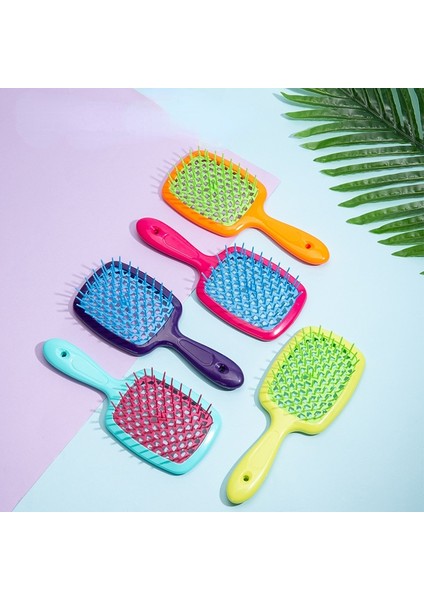 N Karışık Saç Tarak Dolaşık Açıcı Saç Fırçası Masaj Tarak Oymak Islak Kıvırcık Saç Fırçaları Berber Tarak Salon Saç Şekillendirici Araçları (Yurt Dışından) fırsatları